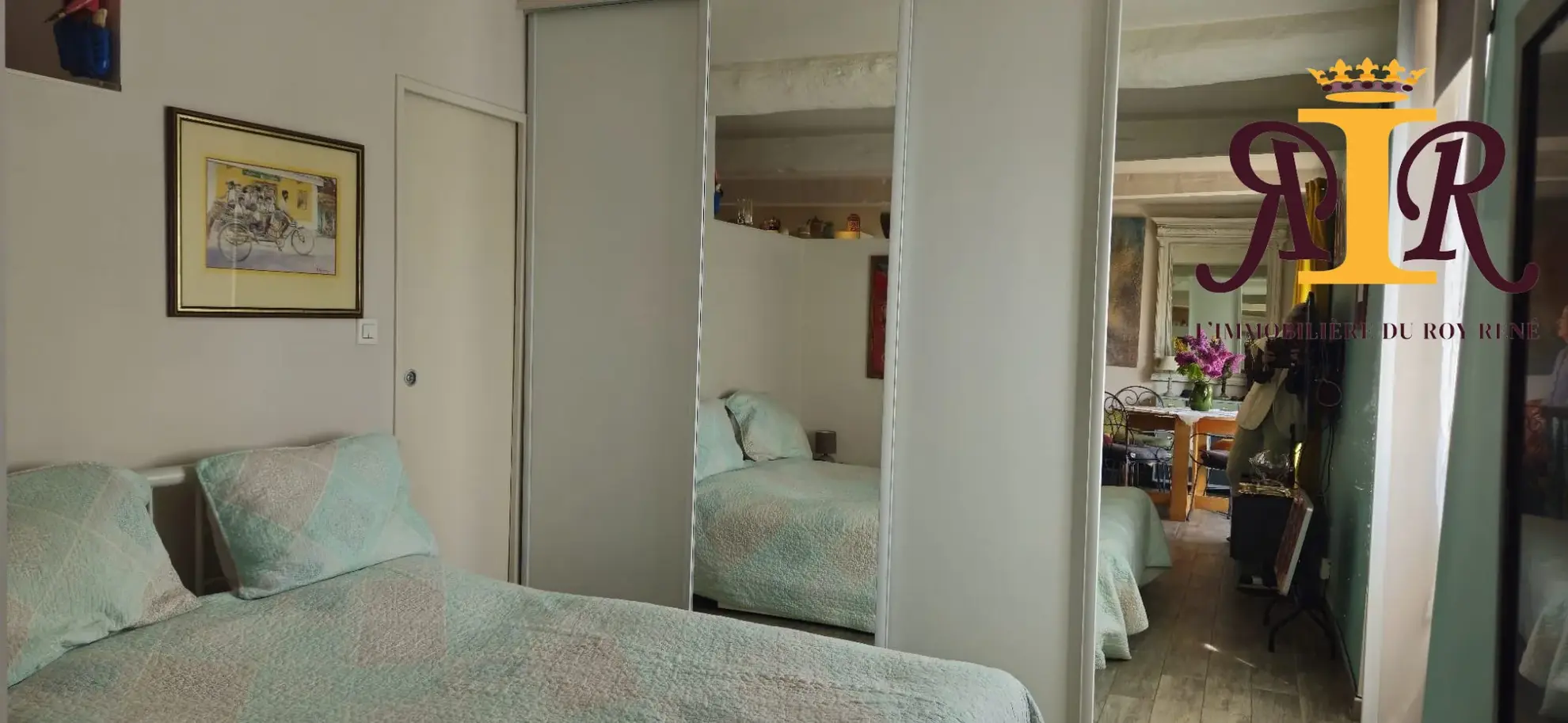 Appartement T2 avec terrasse et vue campagne à vendre à Plan-de-Cuques 