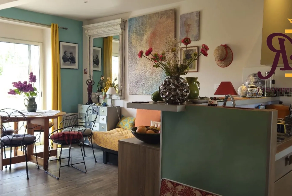 Appartement T2 avec terrasse et vue campagne à vendre à Plan-de-Cuques 