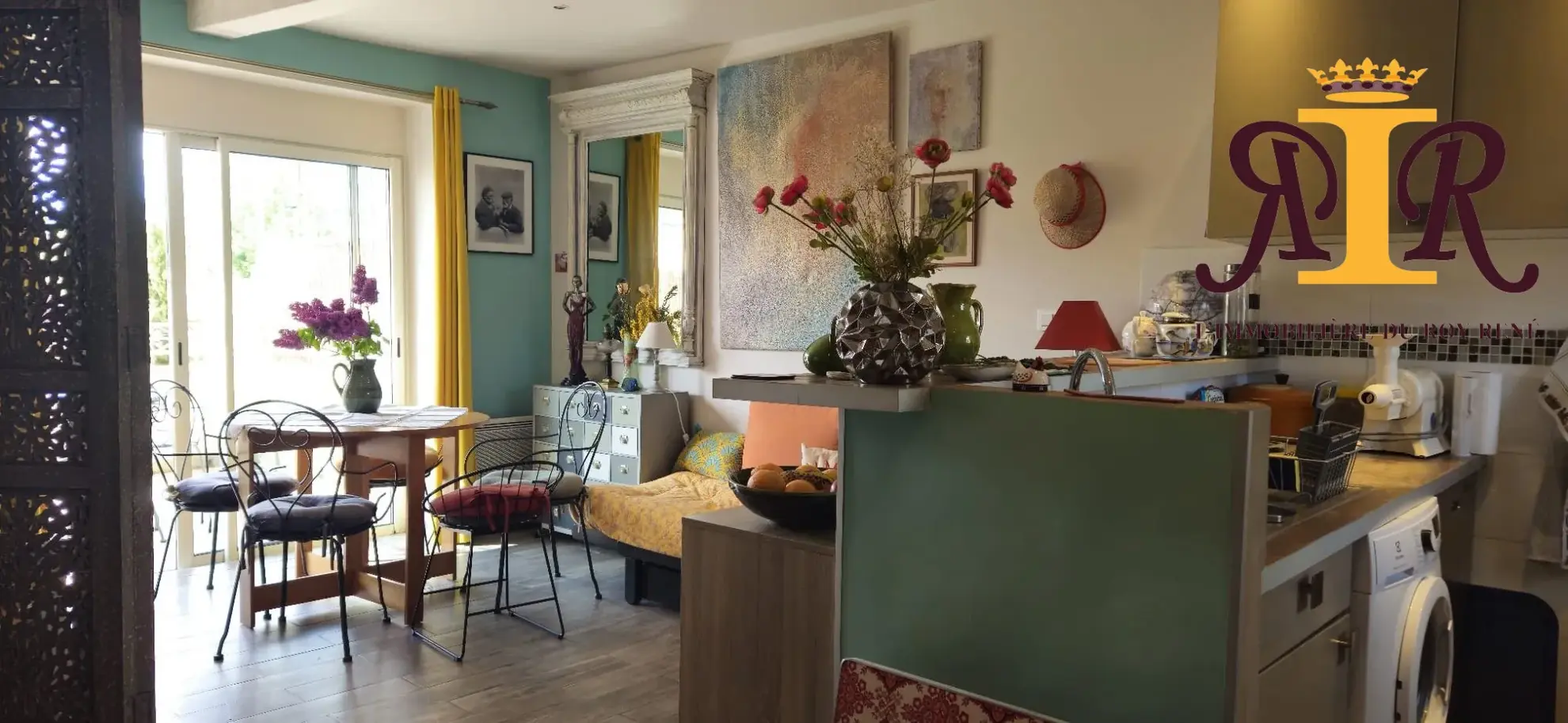 Appartement T2 avec terrasse et vue campagne à vendre à Plan-de-Cuques 