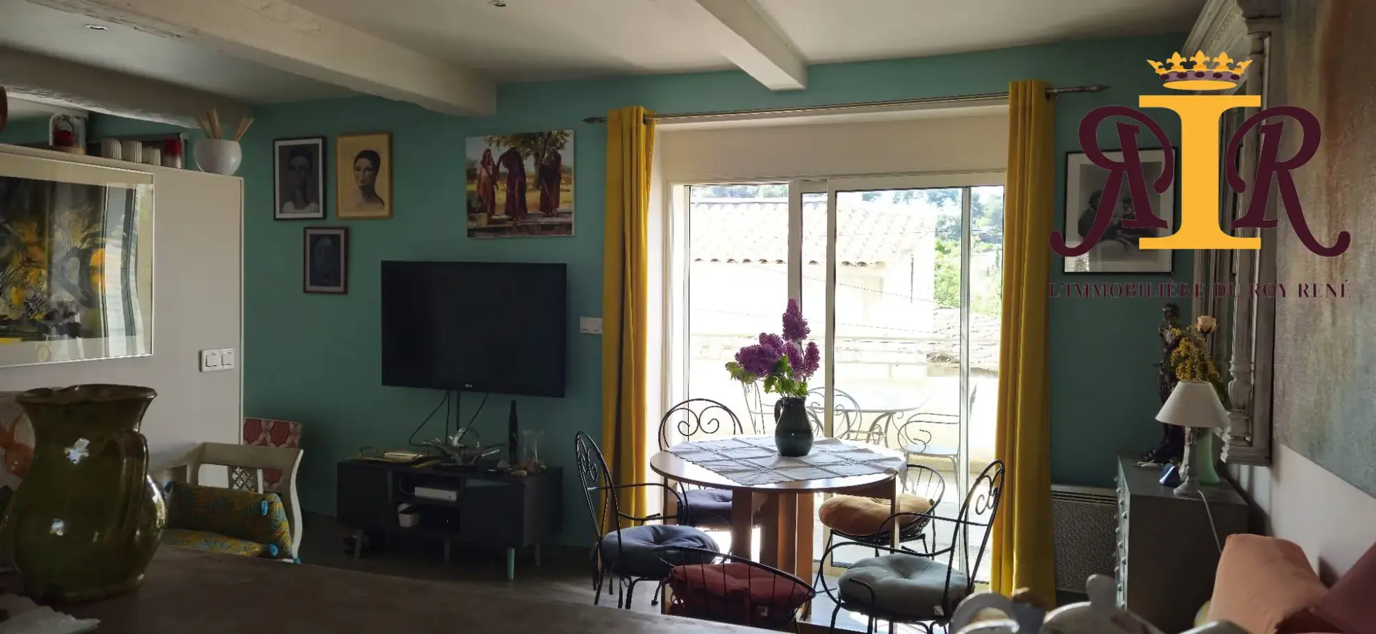 Appartement T2 avec terrasse et vue campagne à vendre à Plan-de-Cuques 