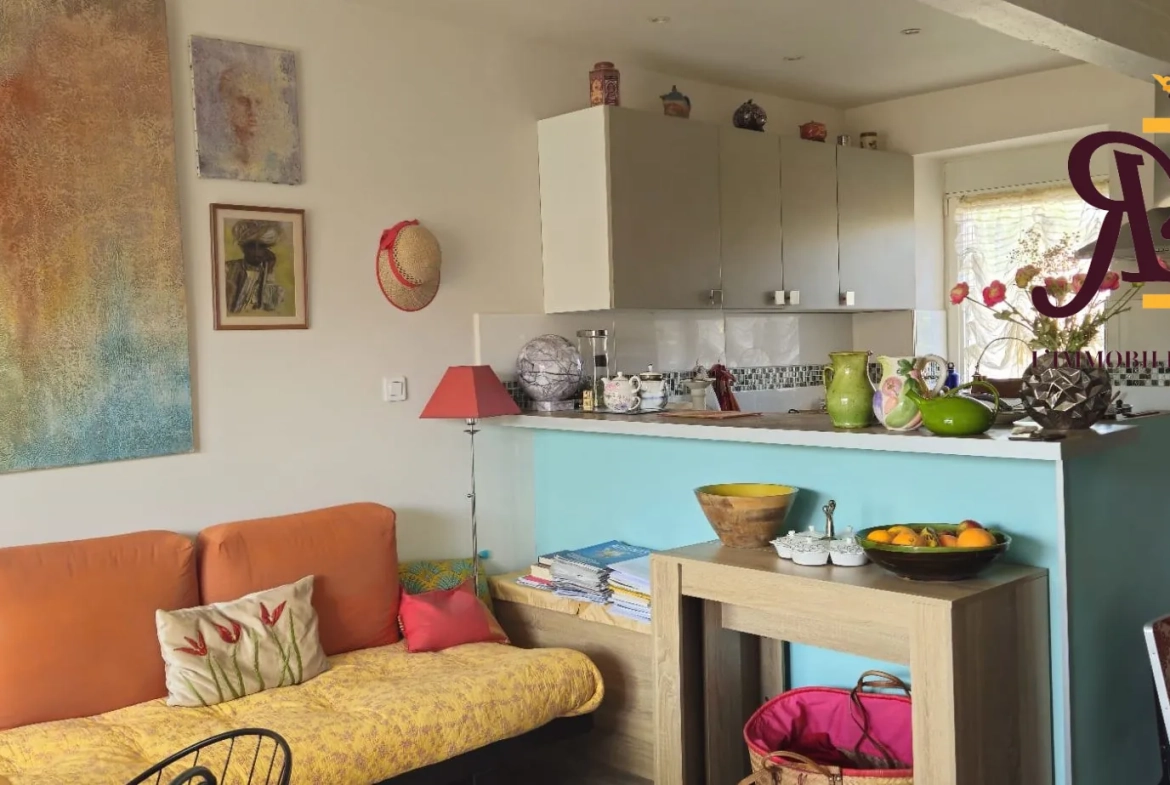 Appartement T2 avec terrasse et vue campagne à vendre à Plan-de-Cuques 