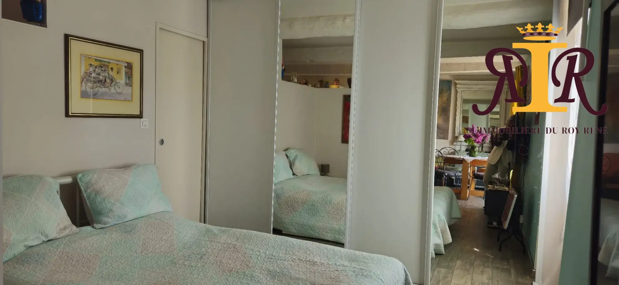 Appartement T2 avec terrasse et vue campagne à vendre à Plan-de-Cuques 