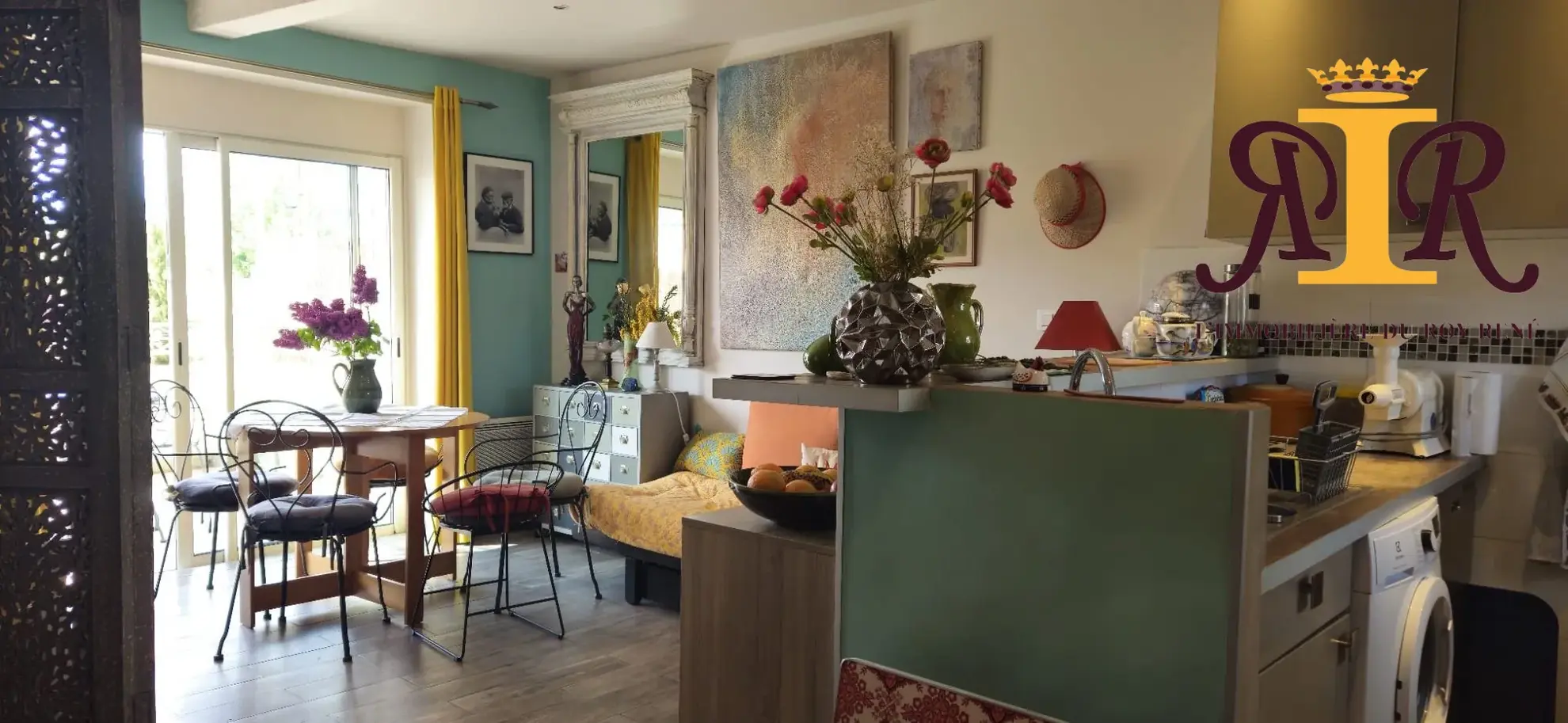 Appartement T2 avec terrasse et vue campagne à vendre à Plan-de-Cuques 
