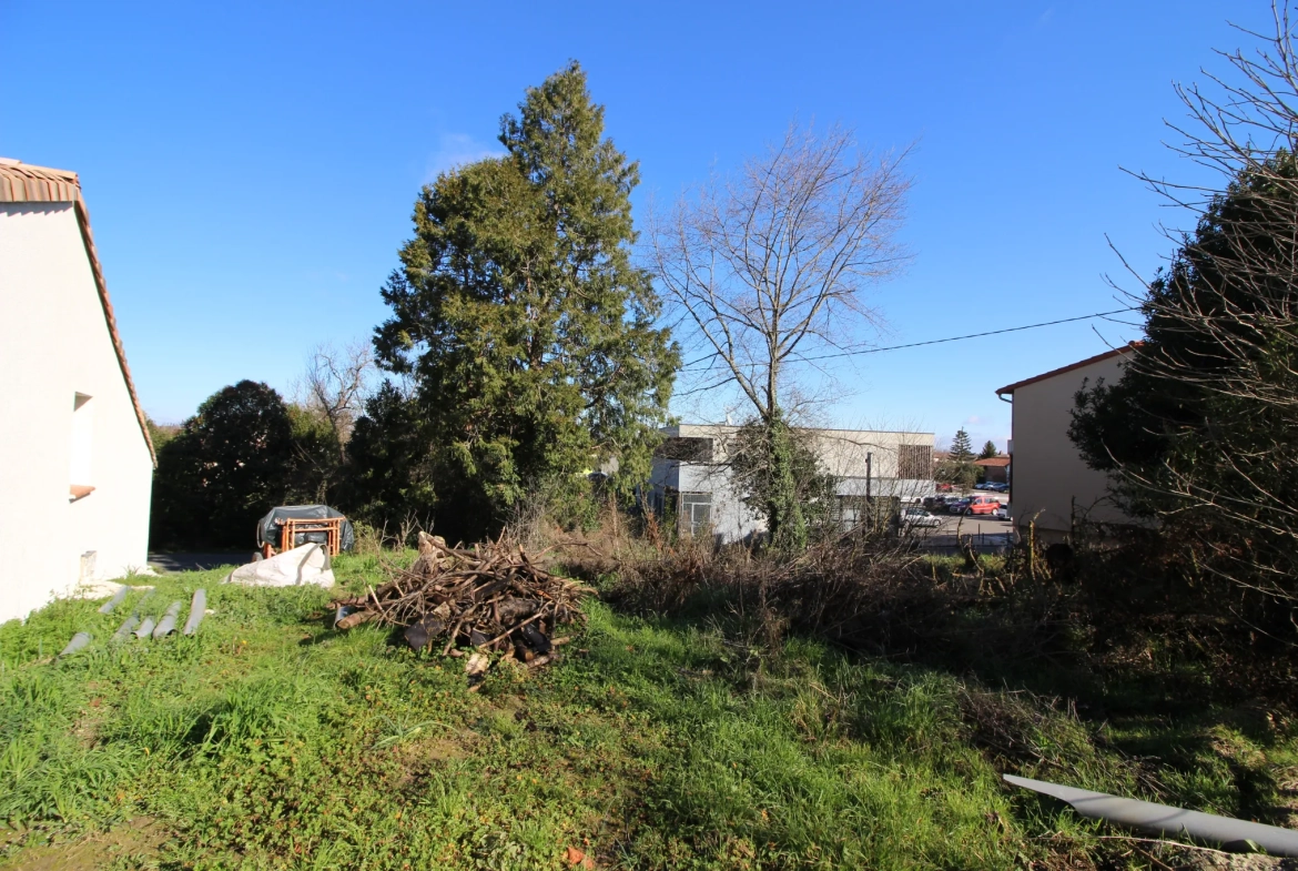 Terrain constructible de 485 m² à Montbartier, idéal pour résidence ou investissement 