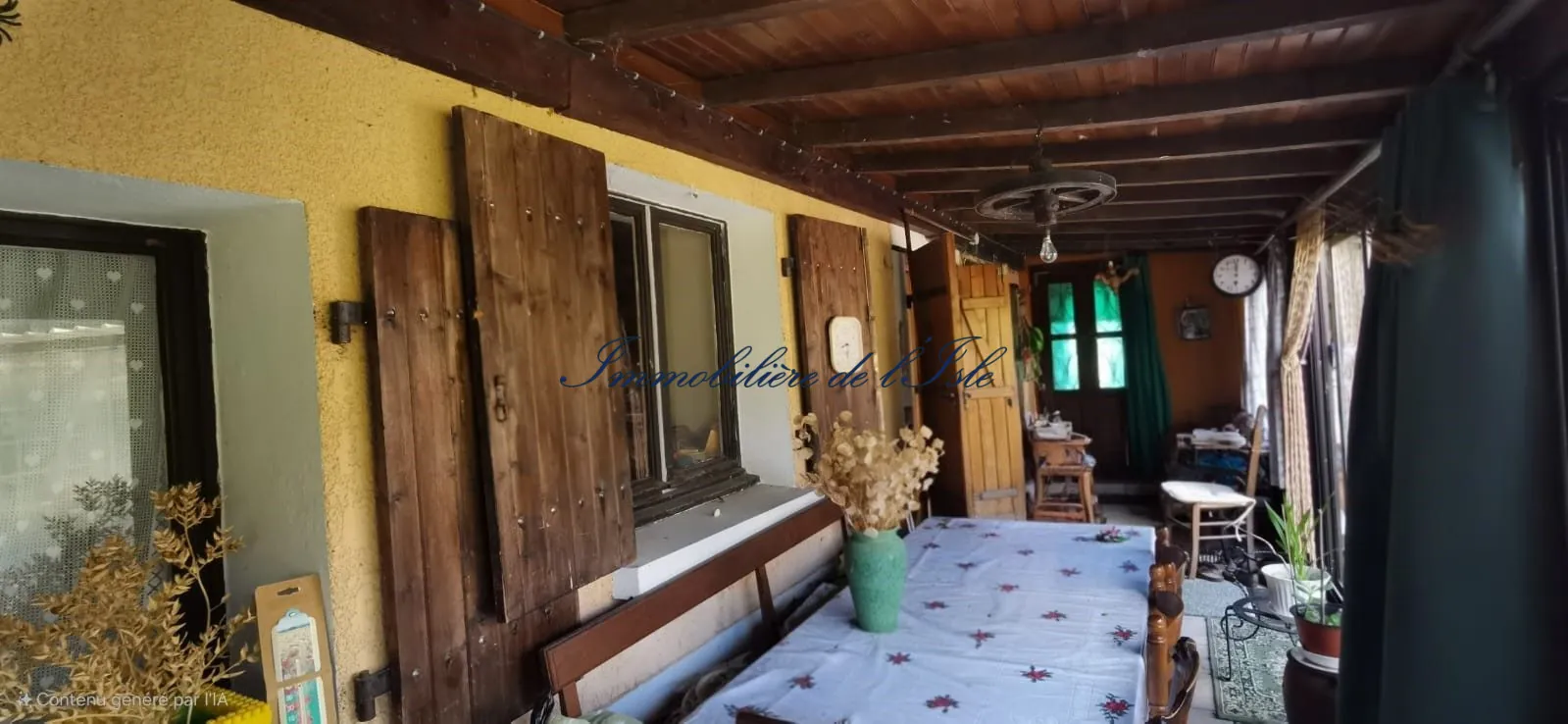 Maison de campagne en viager à Sanilhac - 170 m² avec grand jardin 