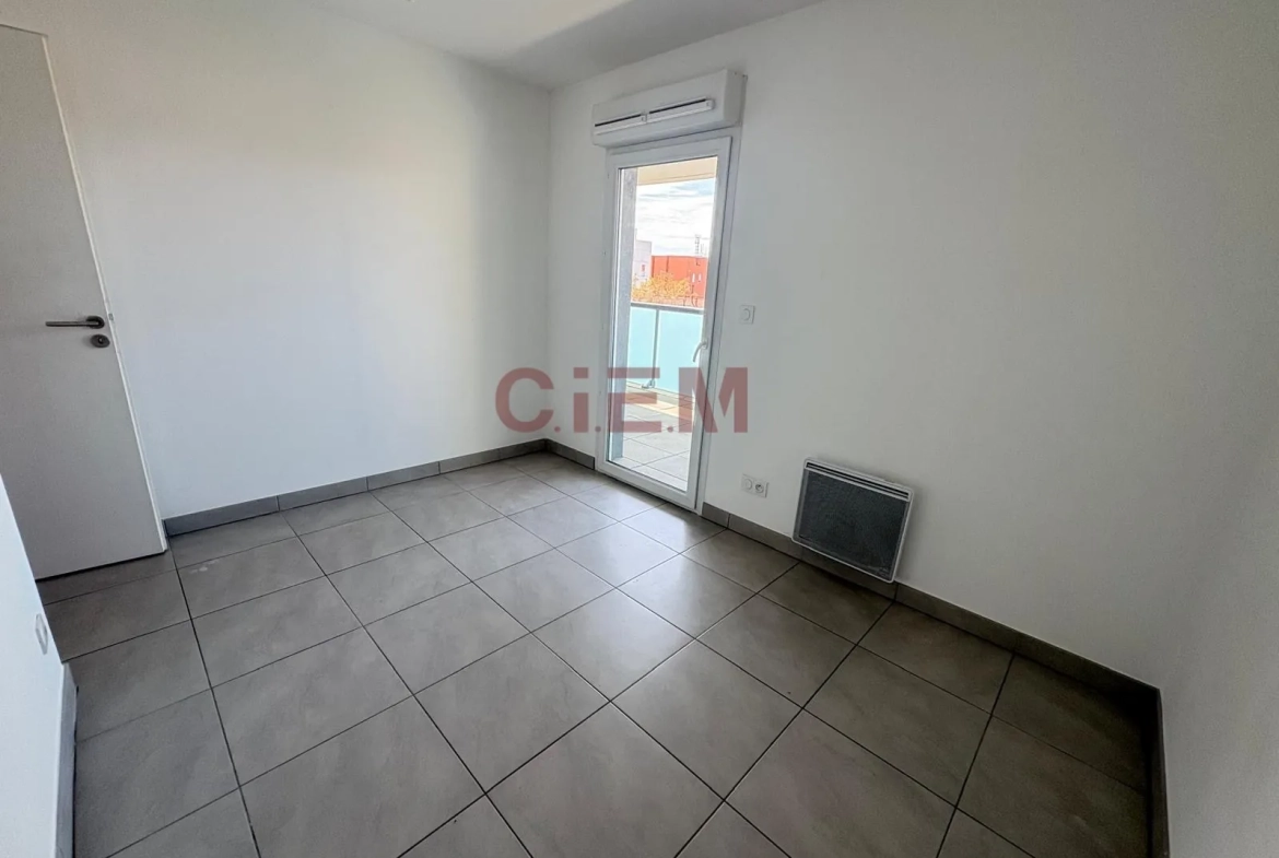Vente d'un appartement T3 lumineux avec terrasses et garage à Montpellier 
