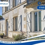 Maison en pierre apparente de 104 m² à Boisredon, jardin et garage