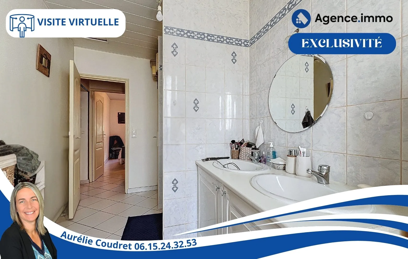Maison en pierre apparente de 104 m² à Boisredon, jardin et garage 