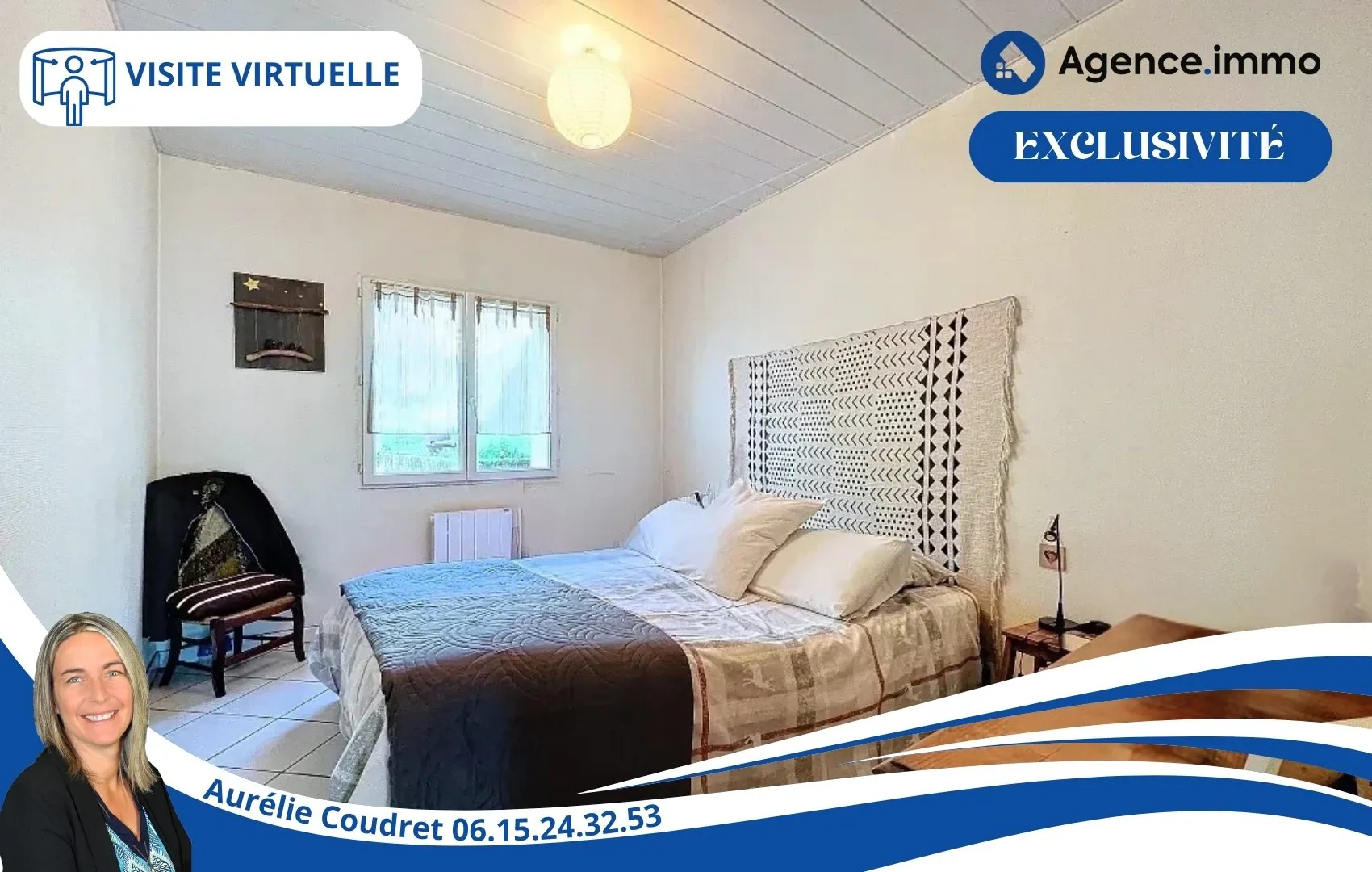 Maison en pierre apparente de 104 m² à Boisredon, jardin et garage 