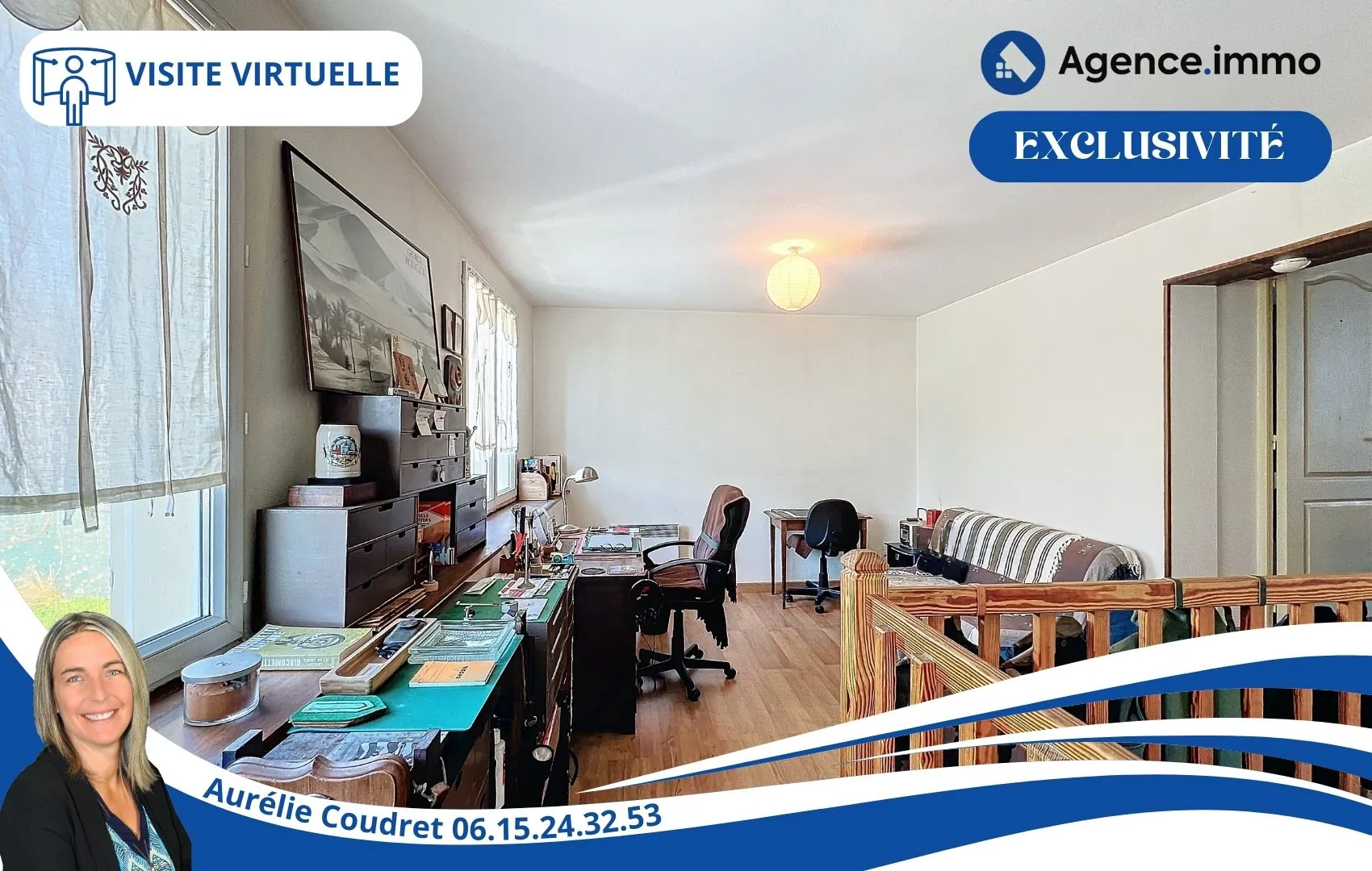 Maison en pierre apparente de 104 m² à Boisredon, jardin et garage 