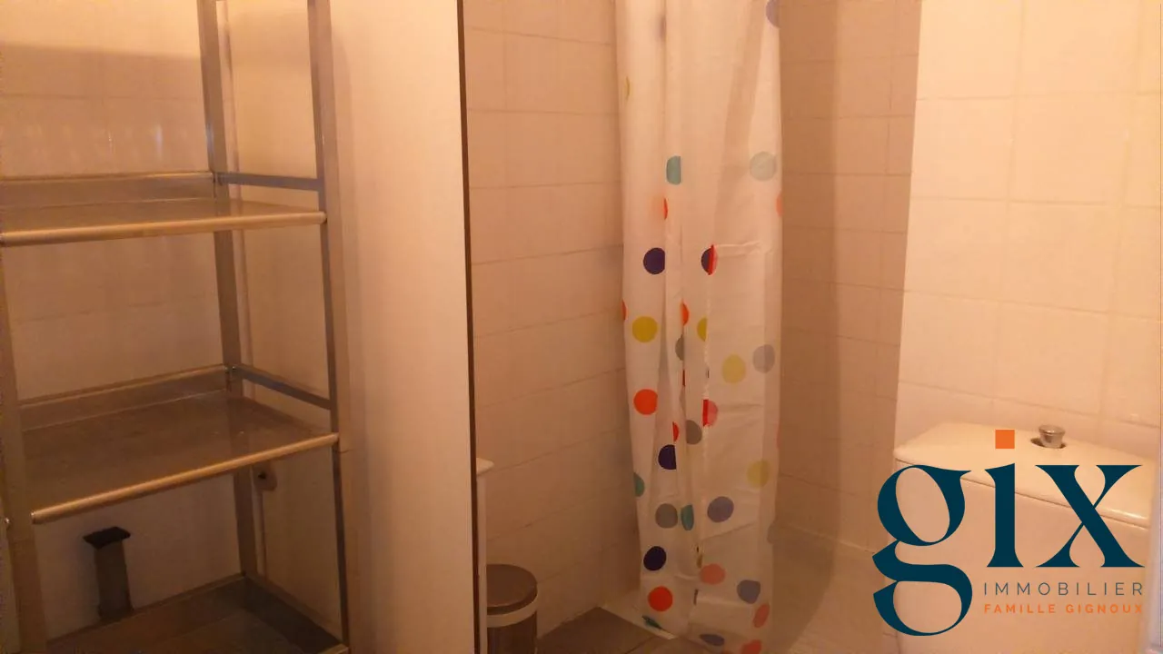 Studio meublé à vendre à Grenoble, rue St Laurent, loué, idéal investering 
