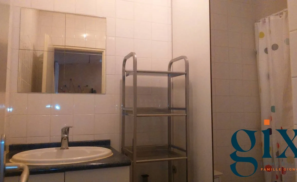 Studio meublé à vendre à Grenoble, rue St Laurent, loué, idéal investering 