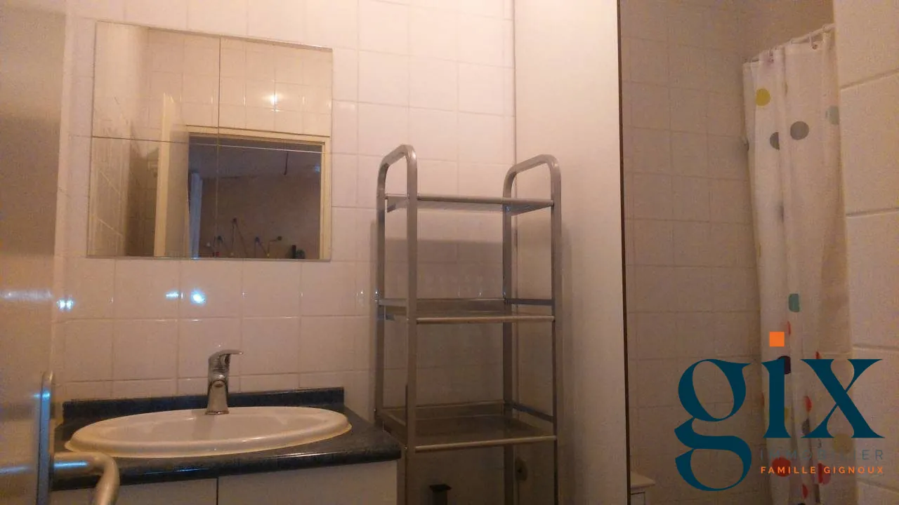 Studio meublé à vendre à Grenoble, rue St Laurent, loué, idéal investering 