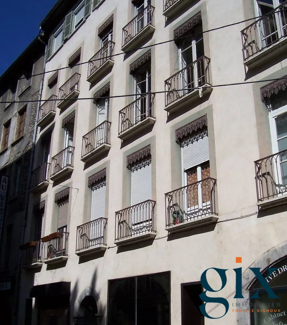 Studio meublé à vendre à Grenoble, rue St Laurent, loué, idéal investering 