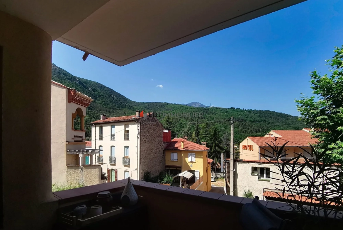Appartement lumineux de 62 m² à vendre à Vernet-les-Bains avec terrasse et parking 
