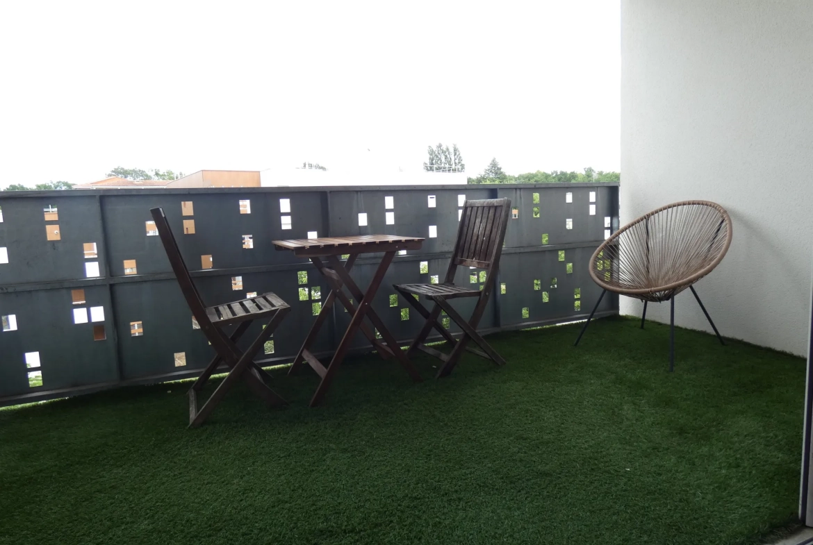 Appartement T3 au Taillan-Médoc avec balcon et parking sécurisé 