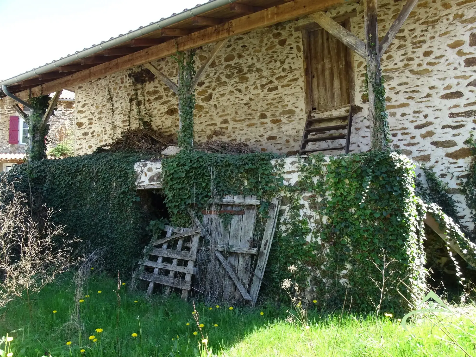 Maison en pierre à rénover avec terrain de 9000 m² près de Saillat-sur-Vienne 