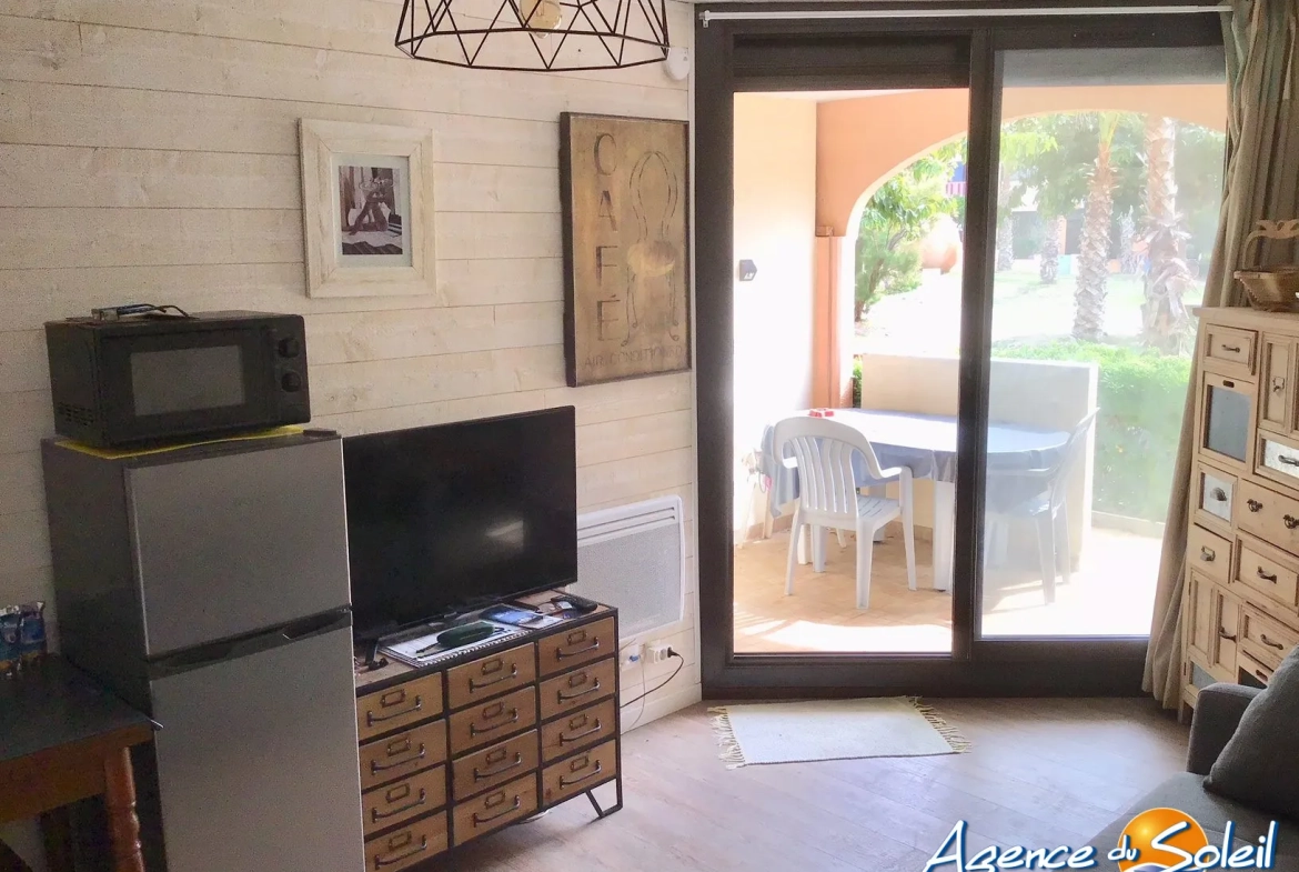 Appartement T2 avec terrasse et accès plage au Barcarès - Idéal vacances 
