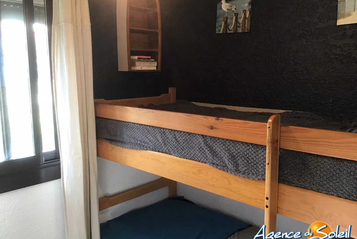 Appartement T2 avec terrasse et accès plage au Barcarès - Idéal vacances 