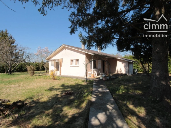 À vendre villa de plain-pied à Saint-Siméon-de-Bressieux - 83 m², grand terrain