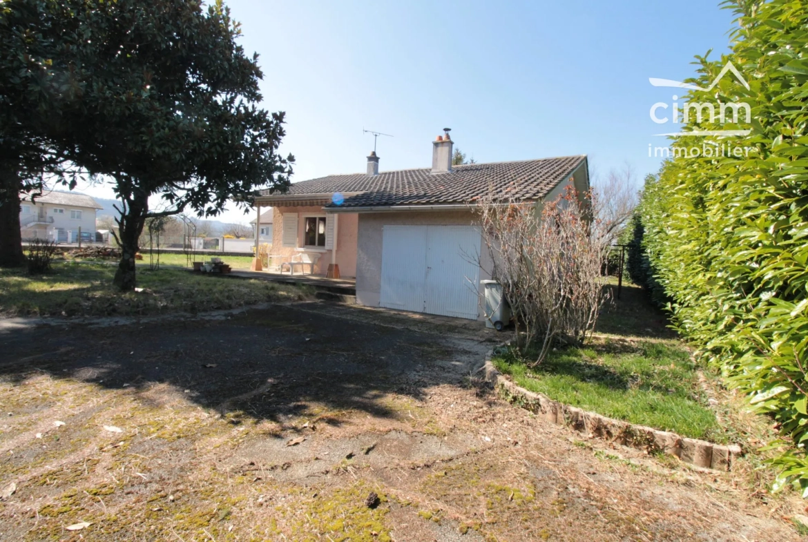 À vendre villa de plain-pied à Saint-Siméon-de-Bressieux - 83 m², grand terrain 
