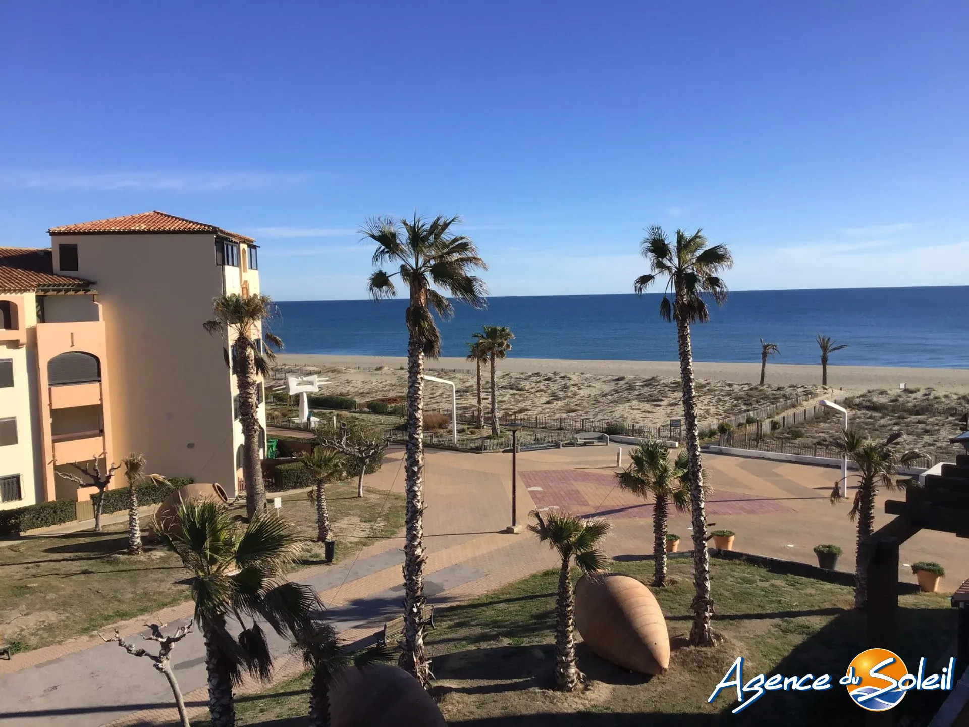 Superbe appartement avec vue mer et accès plage au Barcarès 