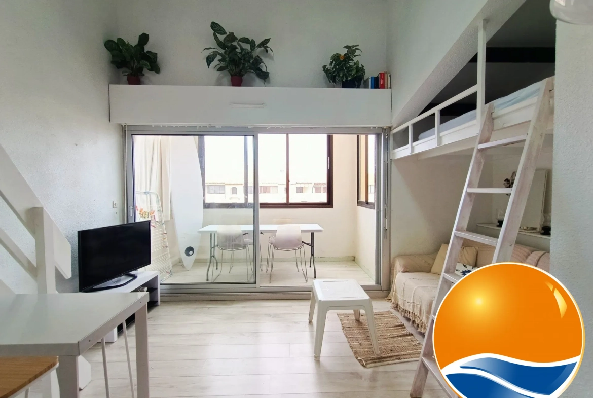 Superbe appartement avec vue mer et accès plage au Barcarès 