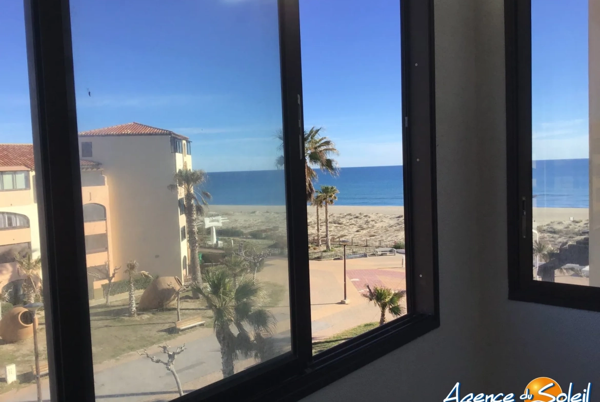 Superbe appartement avec vue mer et accès plage au Barcarès 
