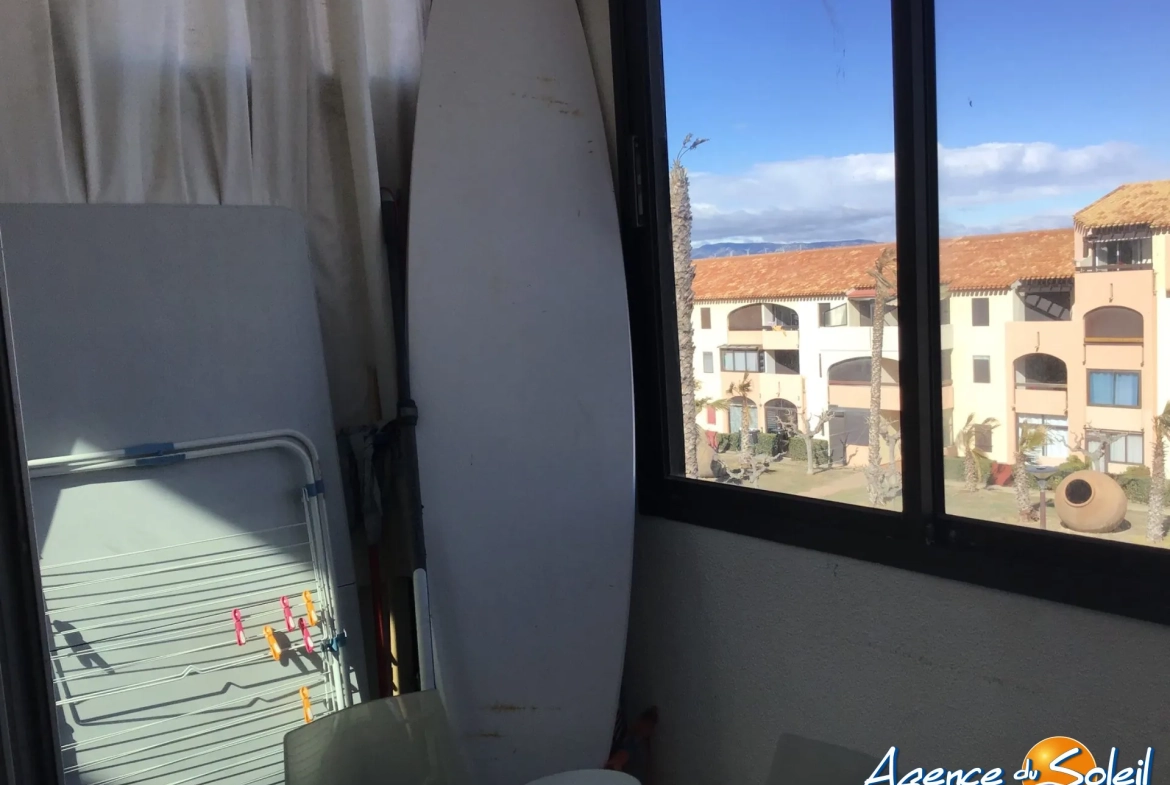 Superbe appartement avec vue mer et accès plage au Barcarès 