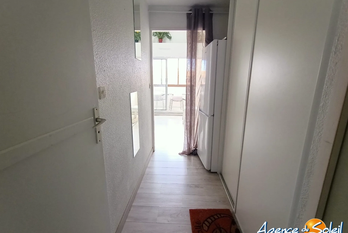 Superbe appartement avec vue mer et accès plage au Barcarès 
