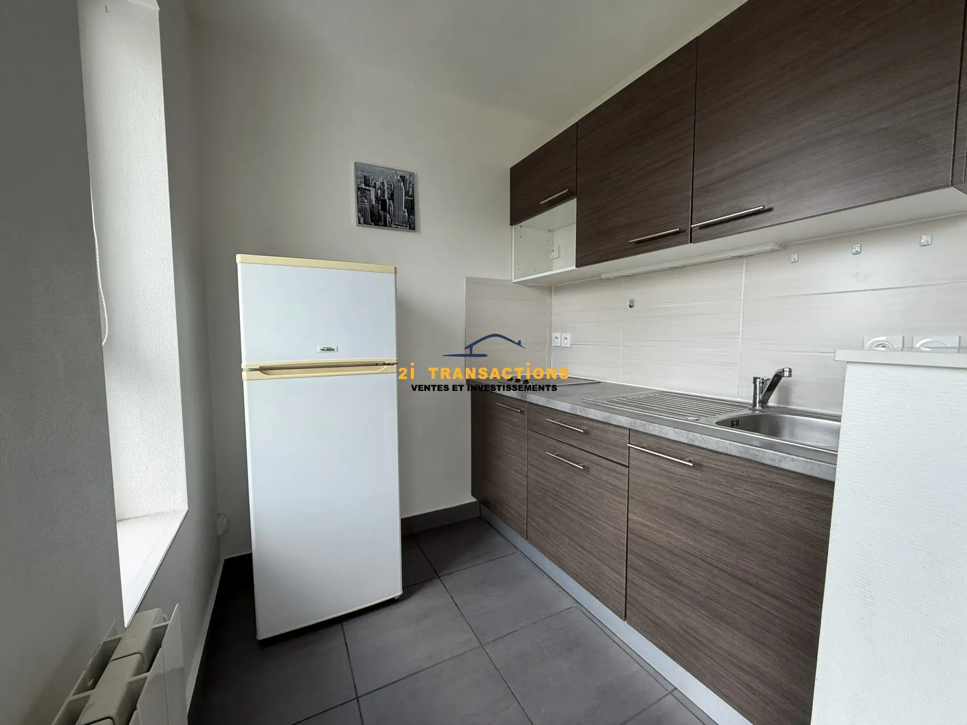 Superbe appartement T1 meublé avec balcon à vendre à Saint-Étienne 