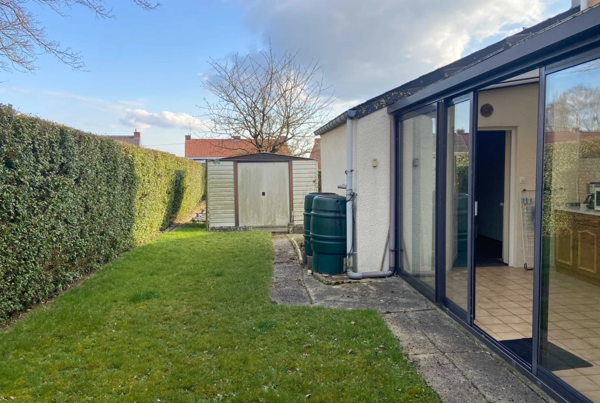 Maison semi-individuelle à Assevent avec jardin et garage, calme et lumineuse 