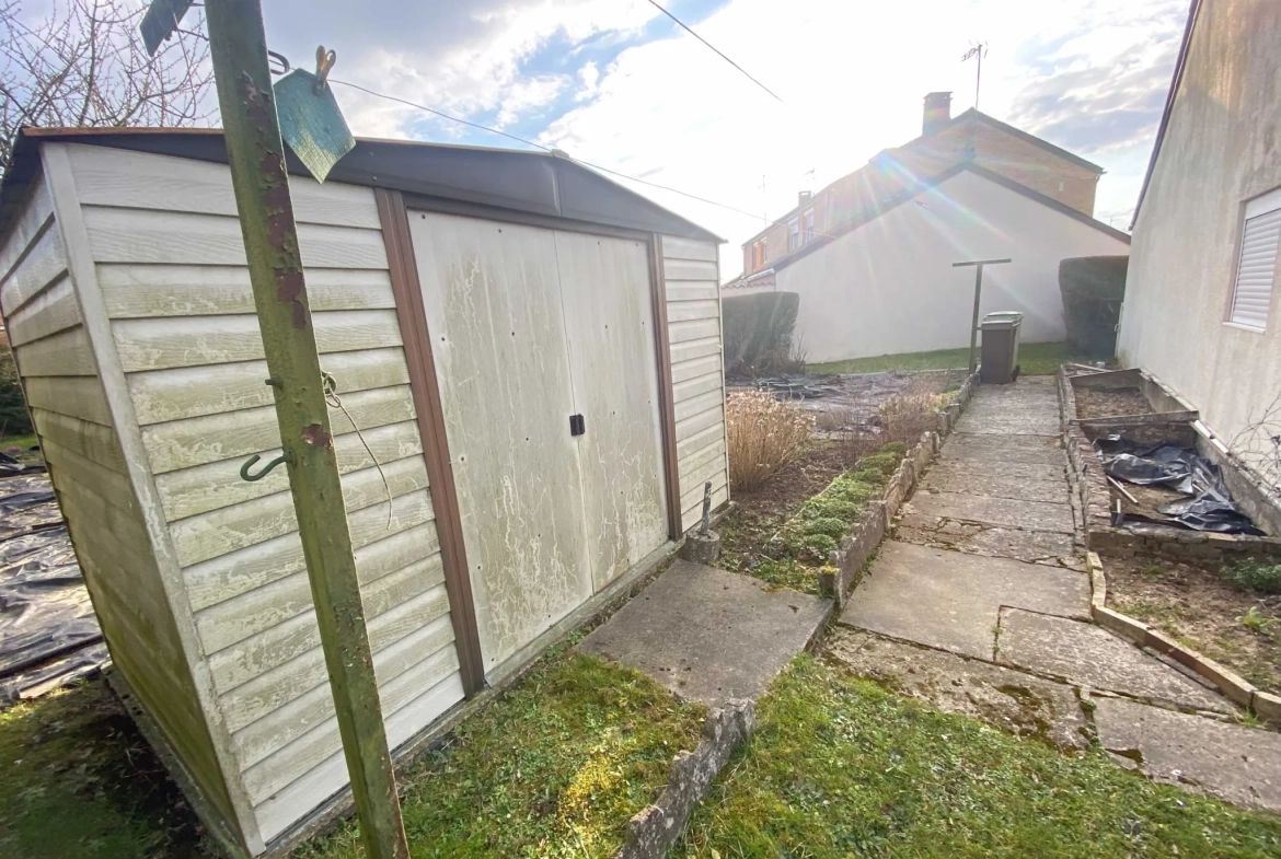 Maison semi-individuelle à Assevent avec jardin et garage, calme et lumineuse 