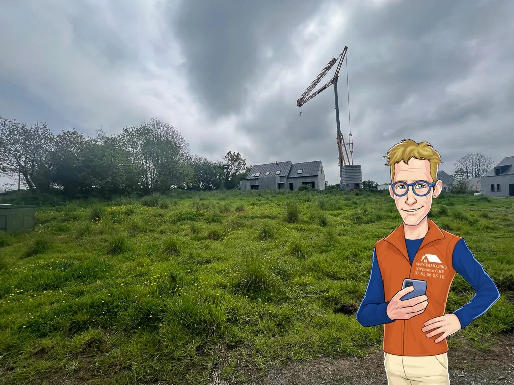 Terrain constructible de 800 m² à Perros-Guirec avec permis accepté 
