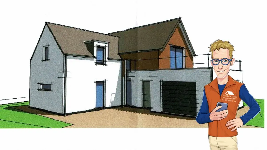 Terrain constructible de 800 m² à Perros-Guirec avec permis accepté 