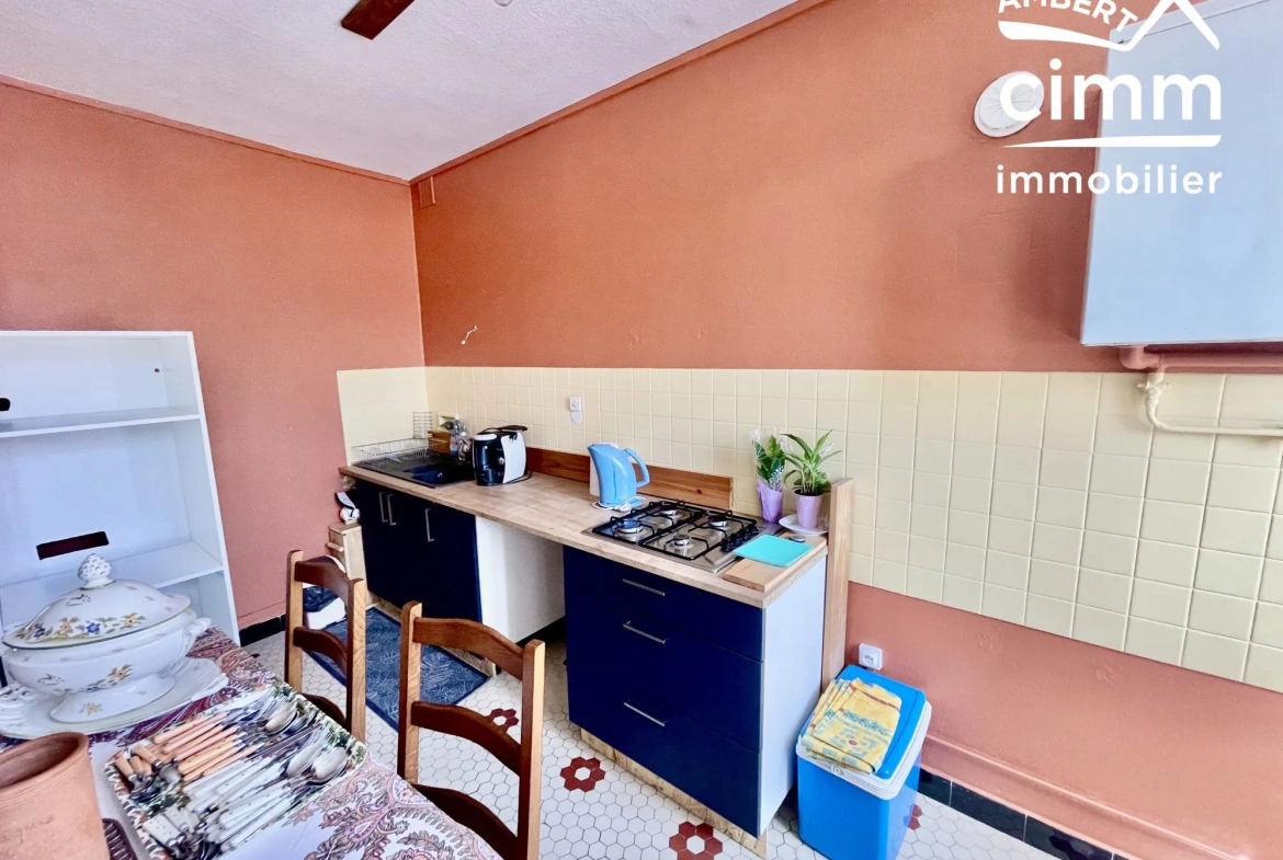Appartement T3 à Ambert à rafraîchir, 2 chambres, prix attractif 48 000 € 