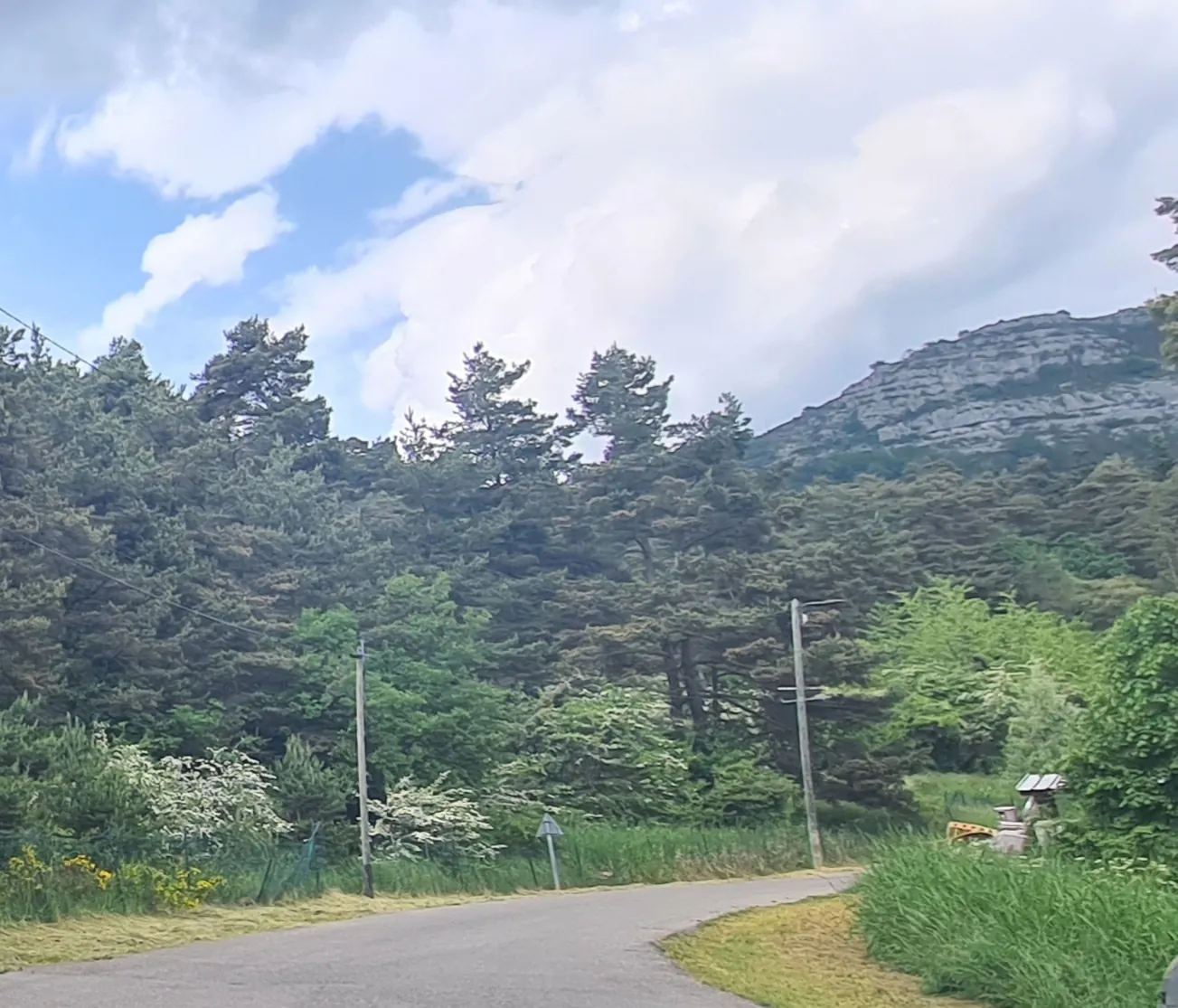 À vendre terrain de 1896 m² à Andon, secteur Tauran, environnement naturel et calme 