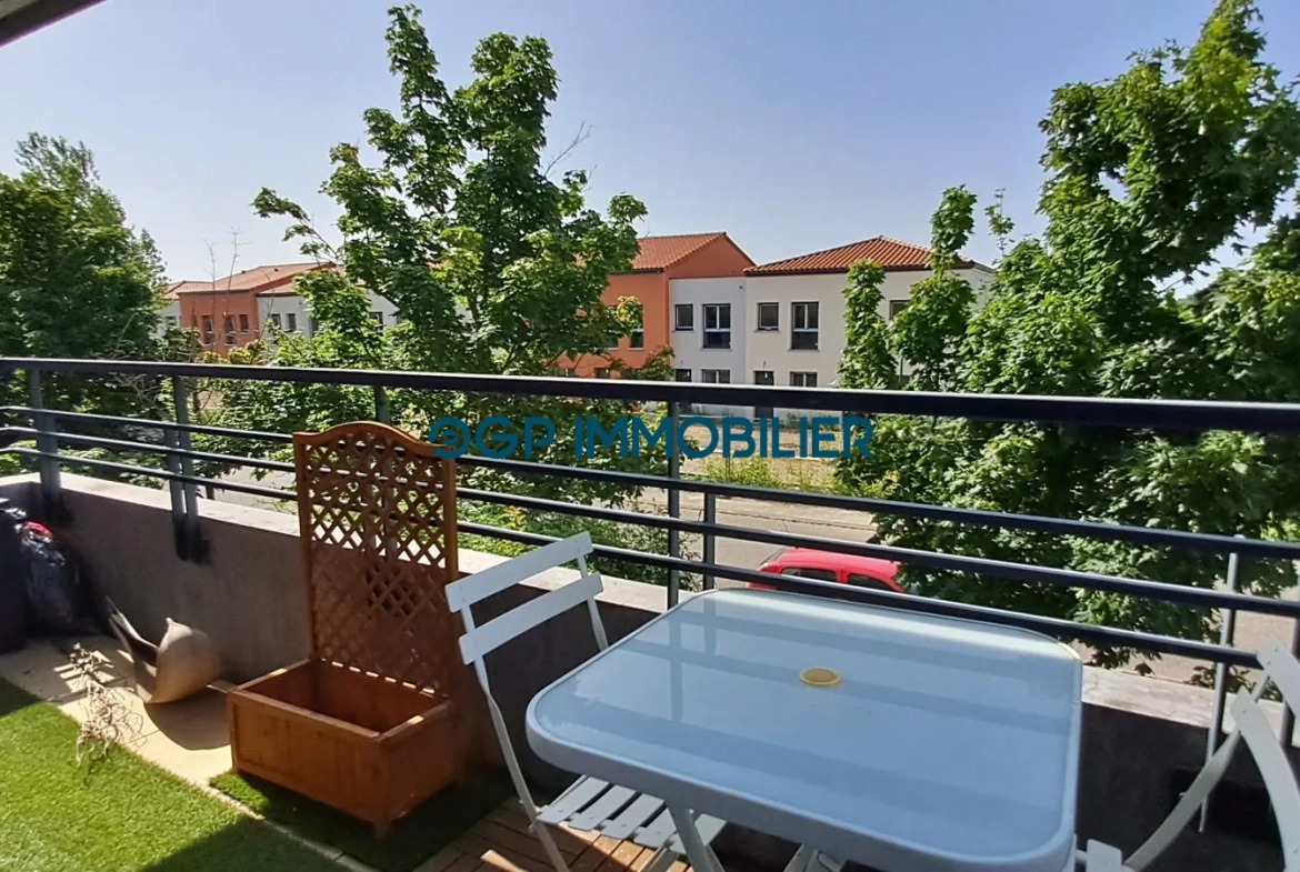 Appartement T2 lumineux avec balcon et parking en vente à Plaisance-du-Touch 