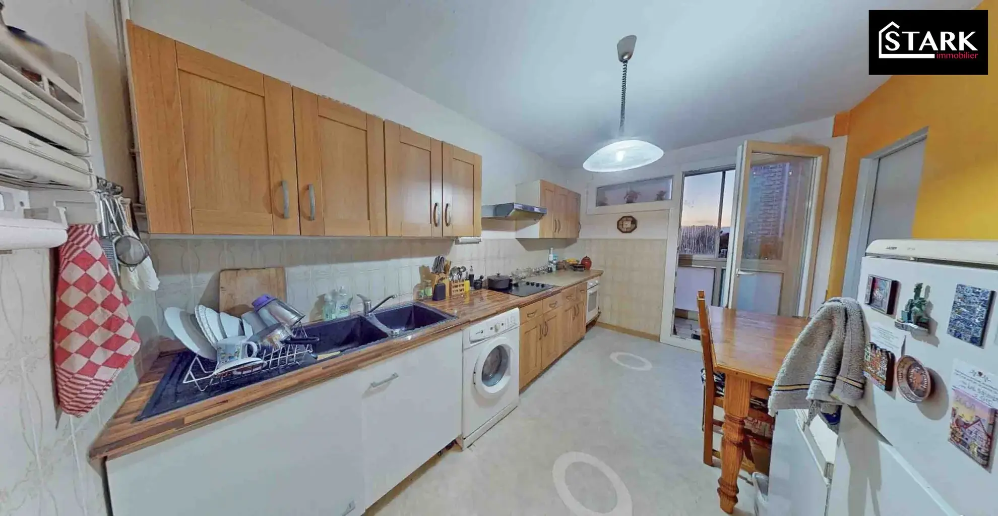 Appartement 4 pièces avec balcon à Mulhouse, proche commodités 