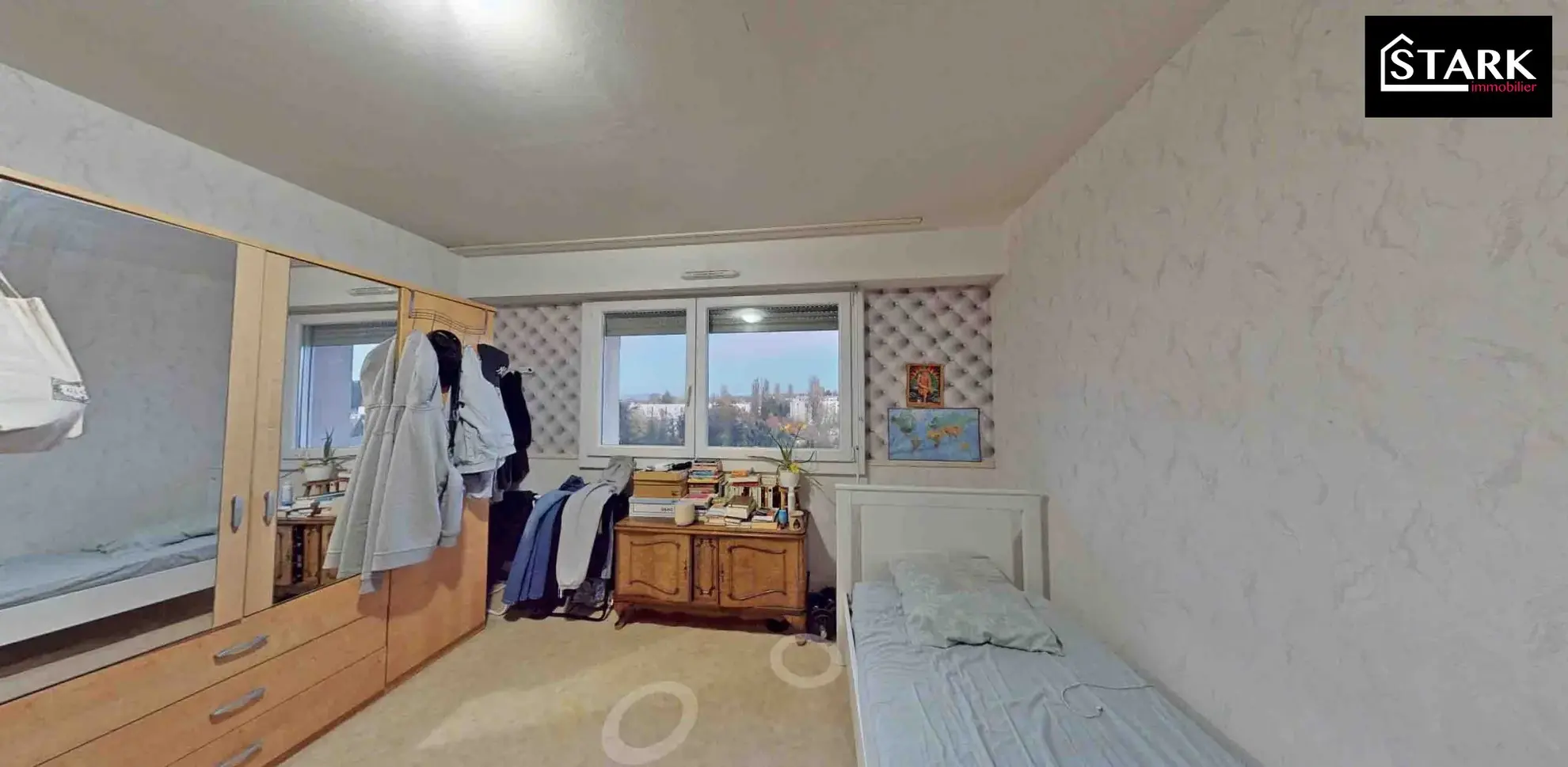 Appartement 4 pièces avec balcon à Mulhouse, proche commodités 