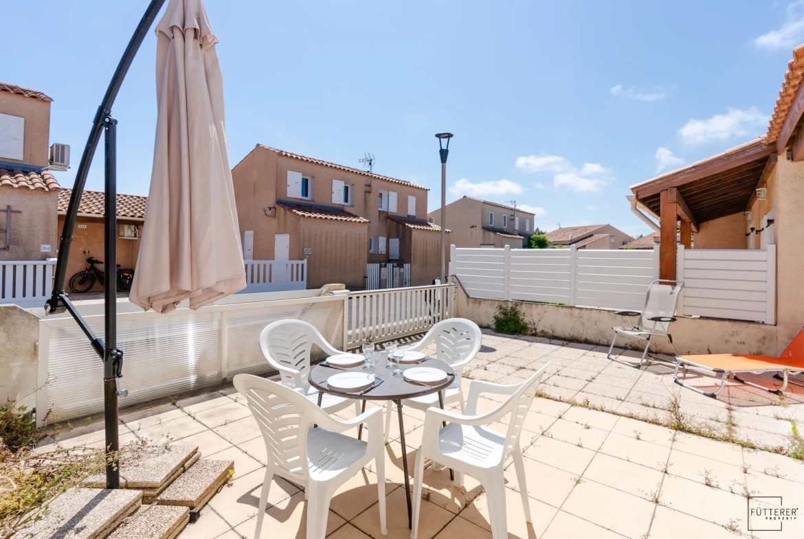 Pavillon 3 pièces avec piscine à Gruissan - Les Ayguades, exclusivité 