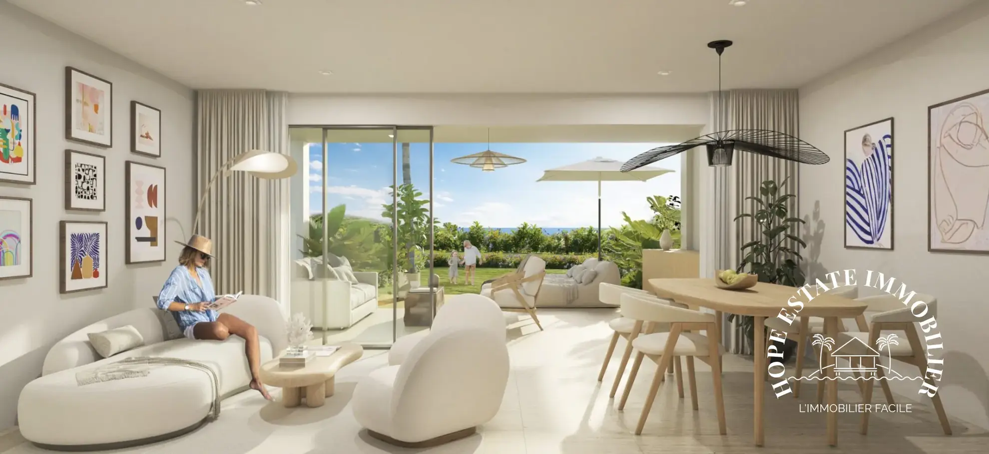Appartements avec vue mer à Baie Orientale, livraison 2027, à partir de 197 500 € 