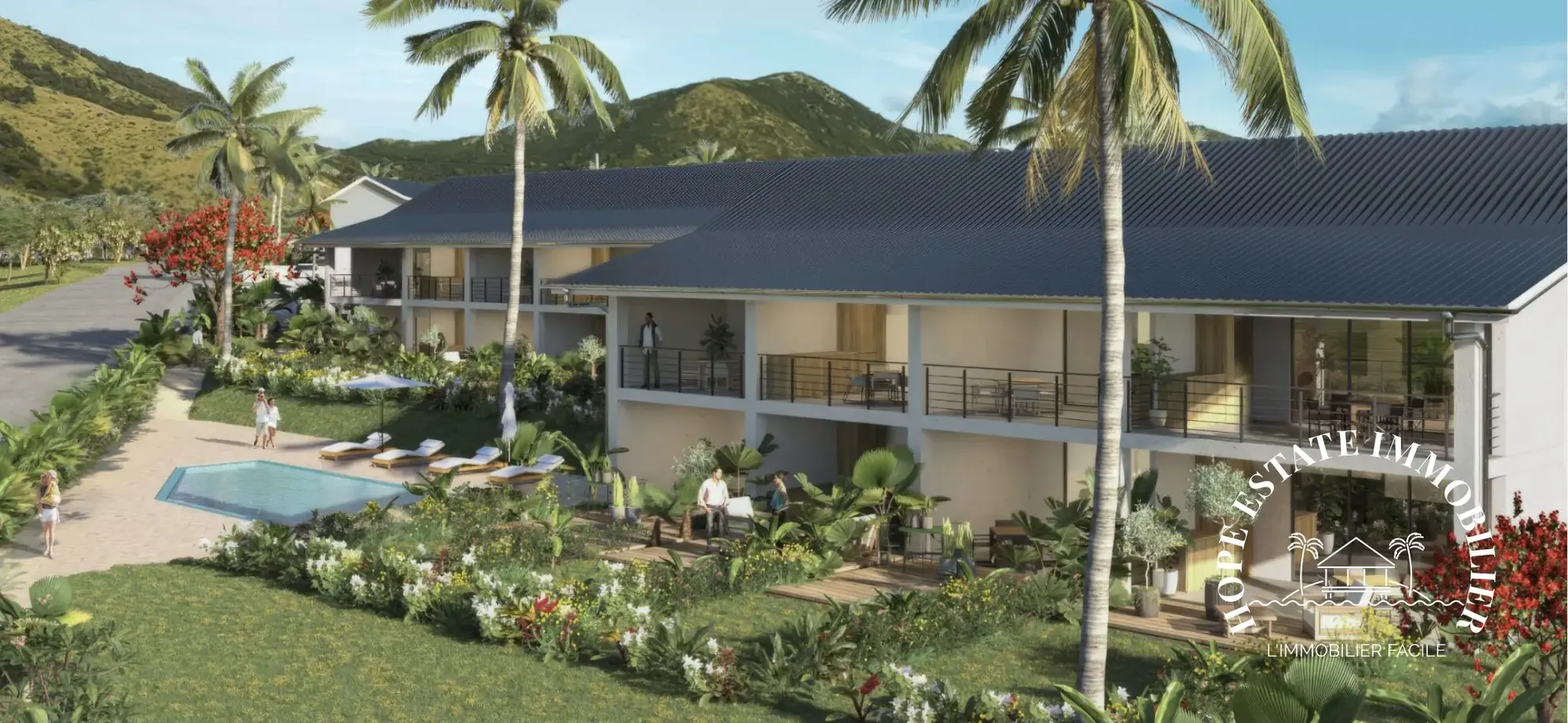 Appartements avec vue mer à Baie Orientale, livraison 2027, à partir de 197 500 € 