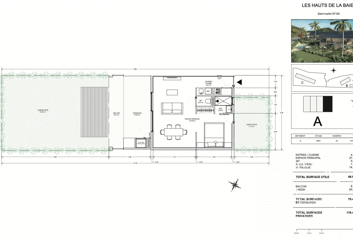 Appartements avec vue mer à Baie Orientale, livraison 2027, à partir de 197 500 € 