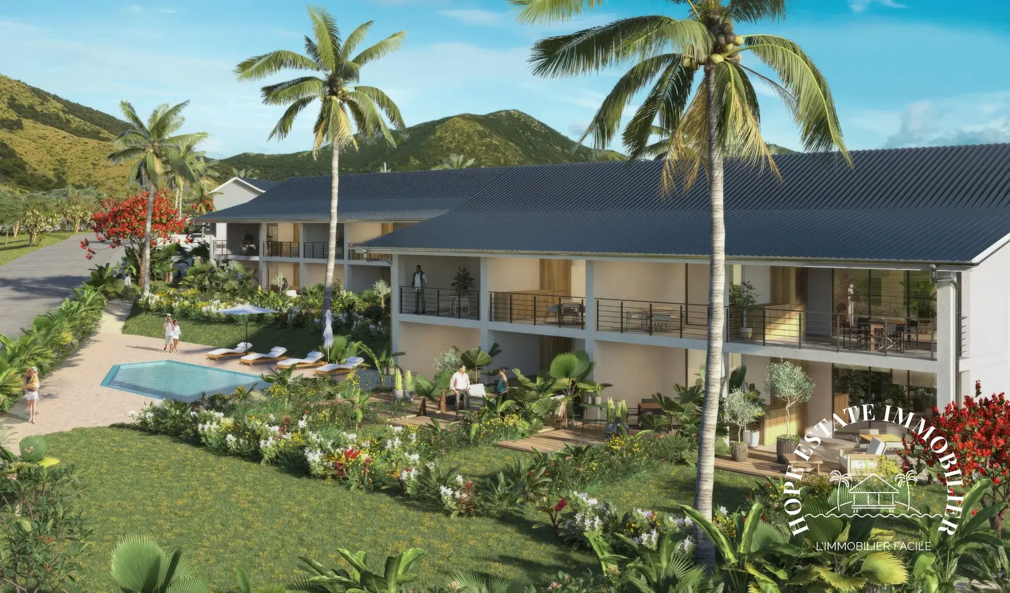 Appartements avec vue mer à Baie Orientale, livraison 2027, à partir de 197 500 € 