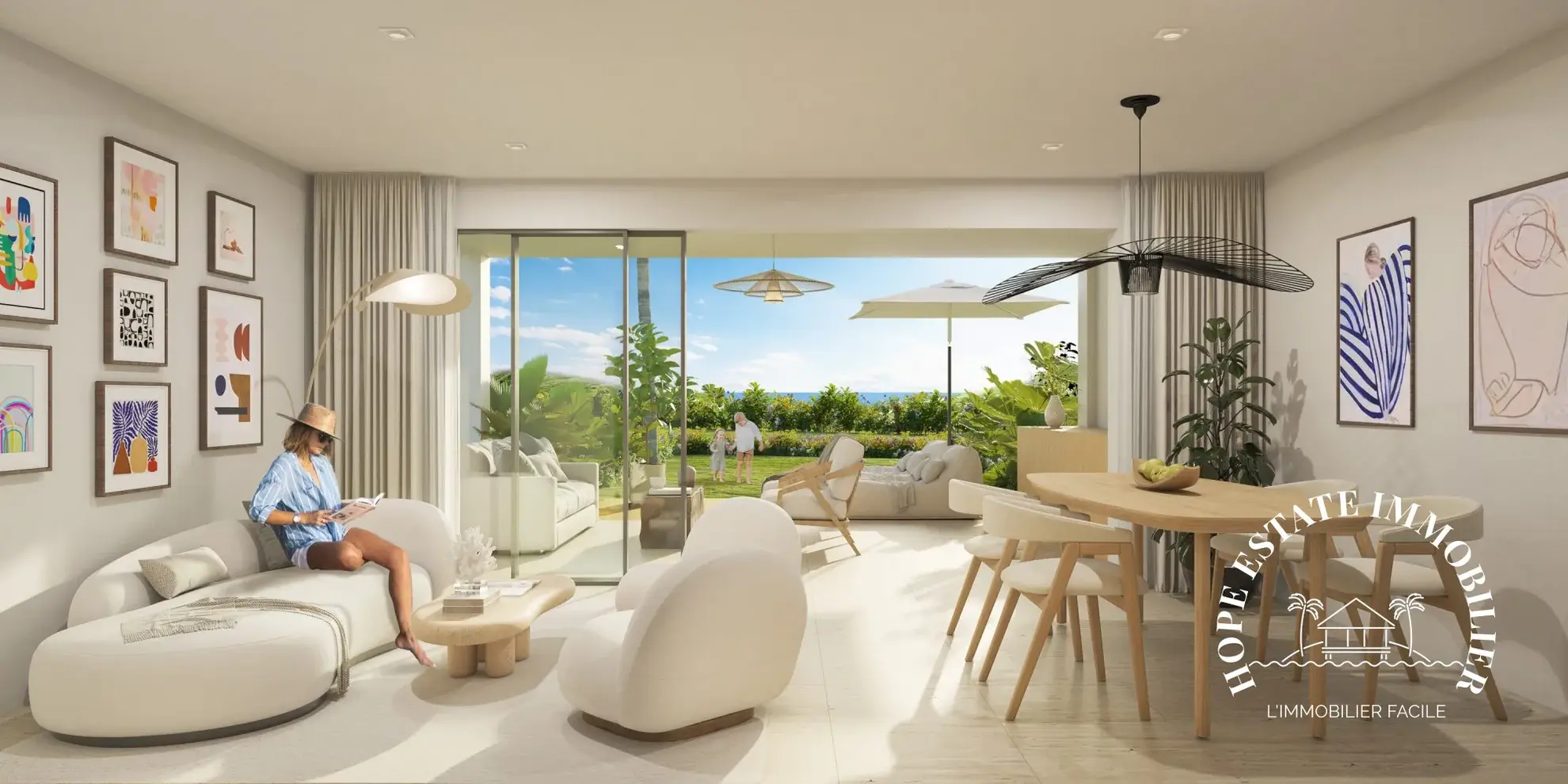 Appartements avec vue mer à Baie Orientale, livraison 2027, à partir de 197 500 € 