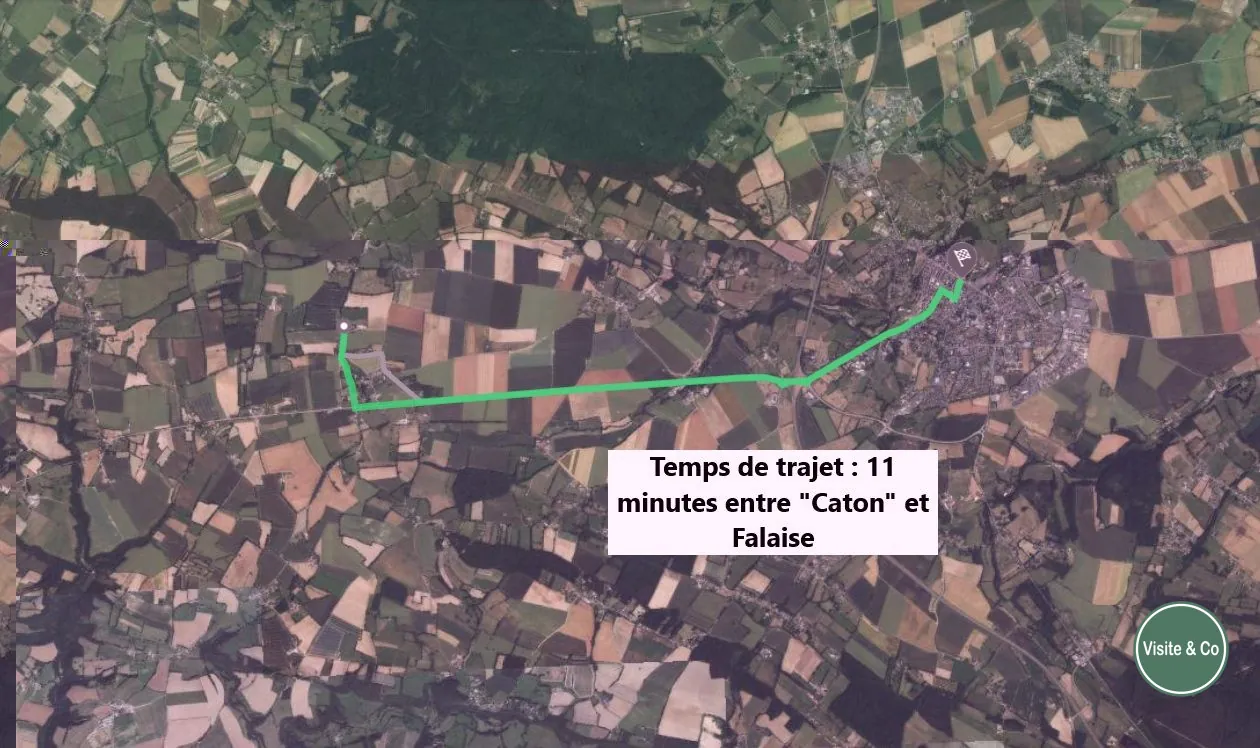 Terrain à bâtir de 1360 m² à Martigny-sur-l'Ante proche Falaise 