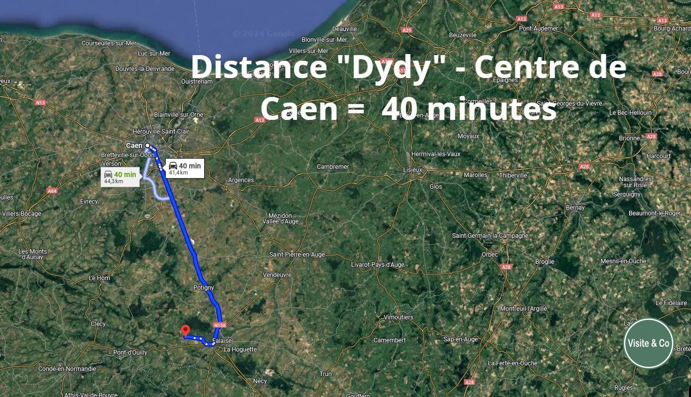 Terrain à bâtir de 1360 m² à Martigny-sur-l'Ante proche Falaise 