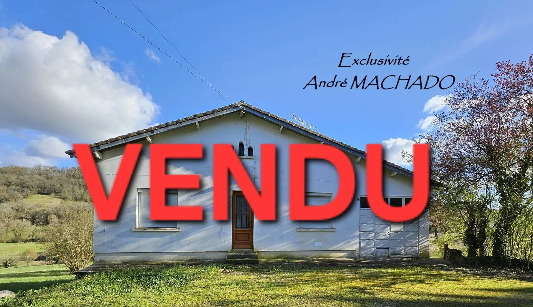 Maison à rénover de 72 m² avec grand terrain à Lusignan-Petit (47) 