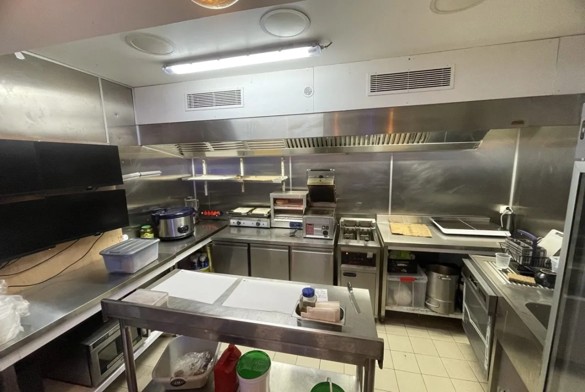 Fonds de commerce restauration à Paris 2ème avec extraction et clientèle diversifiée 
